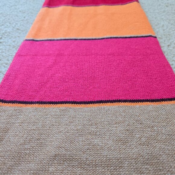 NWOT Cashmere Colorblock Scarf - Picture 3 of 8